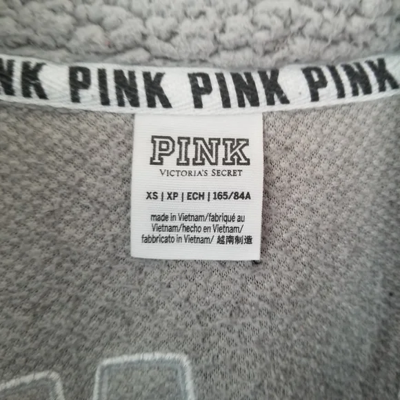 Victoria Secrete's PINK Pull Over Mid Zip Sweater - Picture 3 of 4